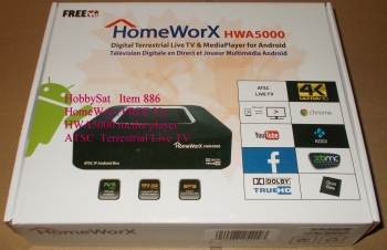 Box - HomeWorx HWA5000 FREE Vu digital Terrestrial ATSC Tuner IP Internet TV Box with Live TV & MediaPlayer for Android Box - HomeWorx HWA5000 FREE Vu digital Terrestrial ATSC Tuner IP Internet TV Box with Live TV & MediaPlayer for Android